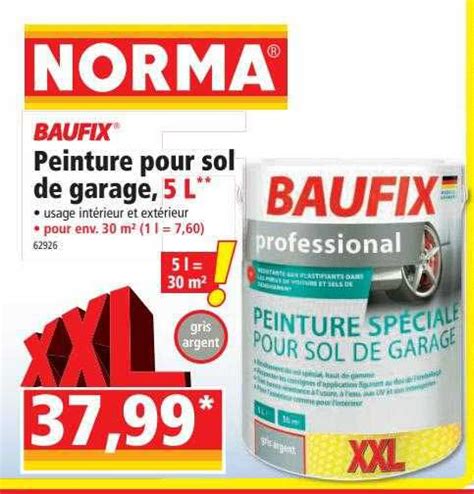 Promo Baufix Peinture Pour Sol De Garage Chez Norma ICatalogue Fr