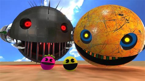 Pacman Vs Robot Monsters Compilation Walking Robot Pacman Spider