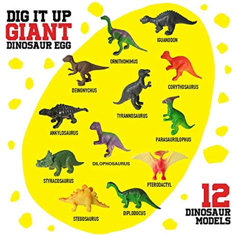 Xxtoys Dino Egg Dig Kit Dinosaur Eggs Jumbo Dino Egg With Different