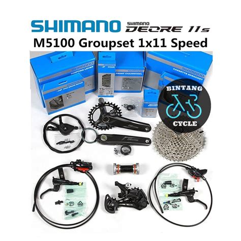 Jual Group Set Shimano Deore M5100 1x11 Speed Groupset 32T 170mm