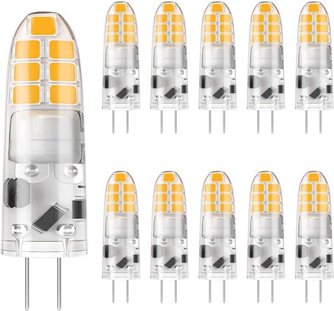 ELINKUME Bombillas LED G4 Regulables 2W 95LM Luz Blanca Cálida