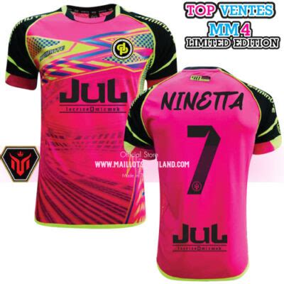 Maillots Thailande MM4 Maillots NINETTA 7 Limited Edition Rose