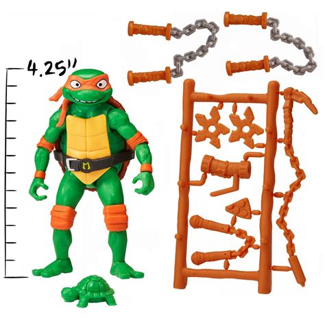 Teenage Mutant Ninja Turtles Mutant Mayhem Basic Figure Michelangelo Smyths Toys Uk