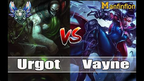 Urgot vs Vayne s7 top Main Urgot Lol en español YouTube