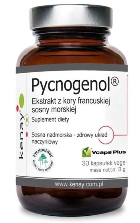 Pycnogenol Ekstrakt Z Kory Francuskiej Sosny Morskiej Kaps Kenay