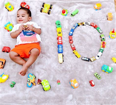 10th Month Baby Photo Shoot