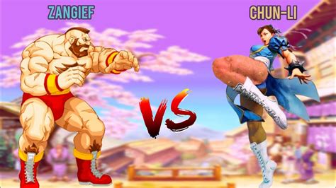 Street Fighter IV CE SF IV CE Street Fighter ZANGIEF VS CHUN Li