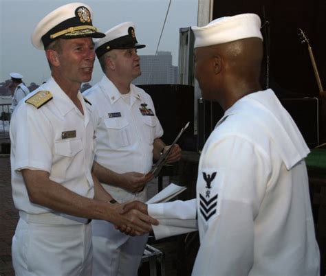 US Navy USN Rear Admiral RADM Rick Ruehe Foreground Left