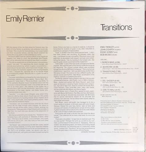 Yahooオークション Emily Remler Transitions Us Orig