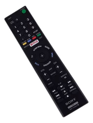 Rmt Tx100u Control Remoto Sony Smart Tvs Con Netflix Meses Sin Intereses