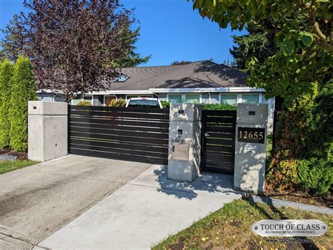 Sliding & Cantilever Driveway Gates | Vancouver Driveway Gates ...