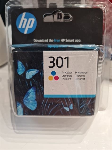 Genuine Original HP 301 Colour Ink Cartridge For Envy 4500 Tri Colour