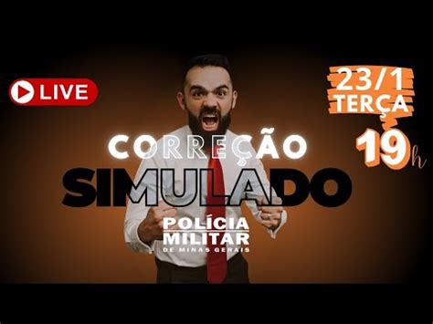 Live Corre O Simulado Pmmg Youtube