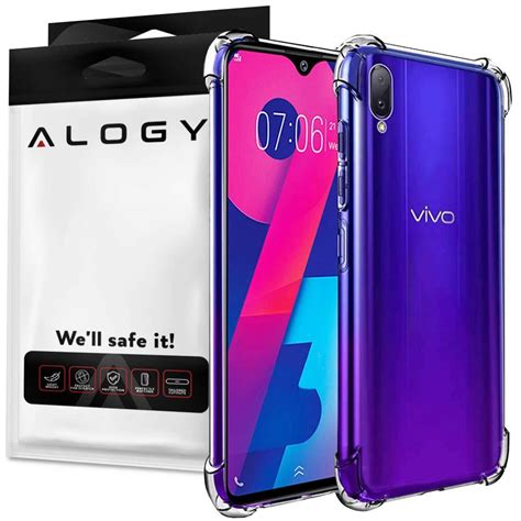 Silikonowe Etui Pancerne ShockProof Alogy Do Vivo Y93 Przezroczyste