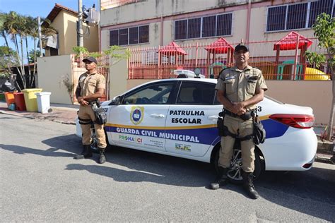 Guarda Municipal Refor A Patrulha Escolar Para Proteger Escolas