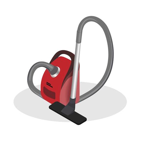 Premium Vector Realistic Vacuum Cleaner Isometric Illustration