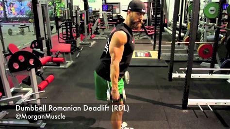 How To Romanian Deadlift Dumbbells Youtube