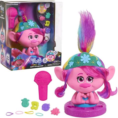 Trolls World Tour Poppy Styling Head Hobbies And Toys Toys And Games On