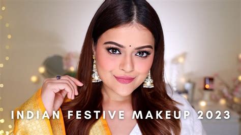 Indian Festive Makeup Tutorial 2023 Under ₹1000 For Beginners Youtube