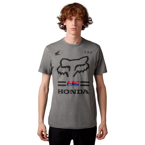 Fox T Shirt Honda Ii Heather Graphite Maciag Offroad