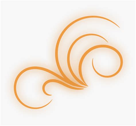 Fancy Line Dividers Clip Art Fancy Line Dividers - Orange Design Clipart, HD Png Download - kindpng