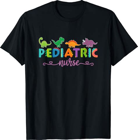 PICU Pediatric Nurse Dinosaurs Peds Nurse T Shirt Walmart