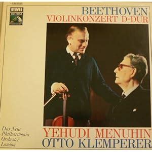 Beethoven Violinkonzert D Dur Menuhin Klemperer EMI Orchester London