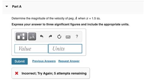 Solved Pegs A And B Are Restricted To Move In The Elliptical Chegg