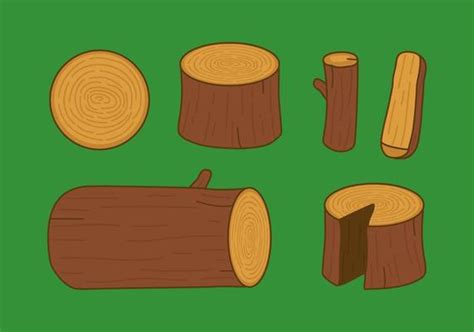 Wood Logs Vector Art Icons And Graphics For Free Download