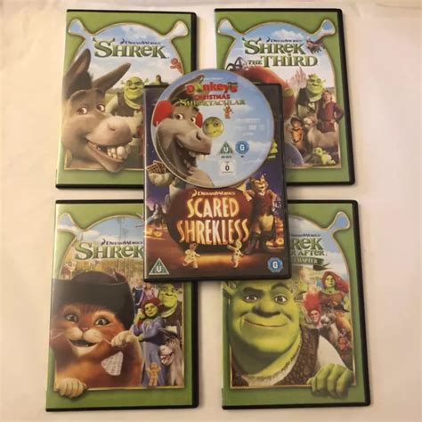 Shrek The Whole Story Boxset Scared Shrekless Xmas Dvd Third