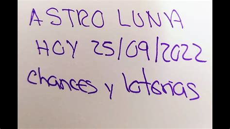 N Meros Para Hoy Astro Luna Pron Sticos Resultados