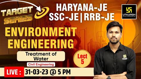 Treatment Of Water Environment 5 CE HSSC JE RRB JE SSC JE