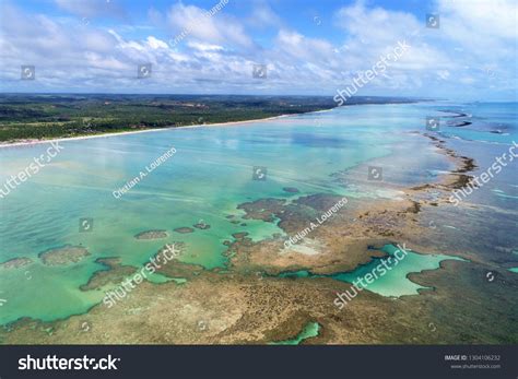 Aerial View Natural Pools Maragogi Alagoas Stock Photo 1304106232 ...