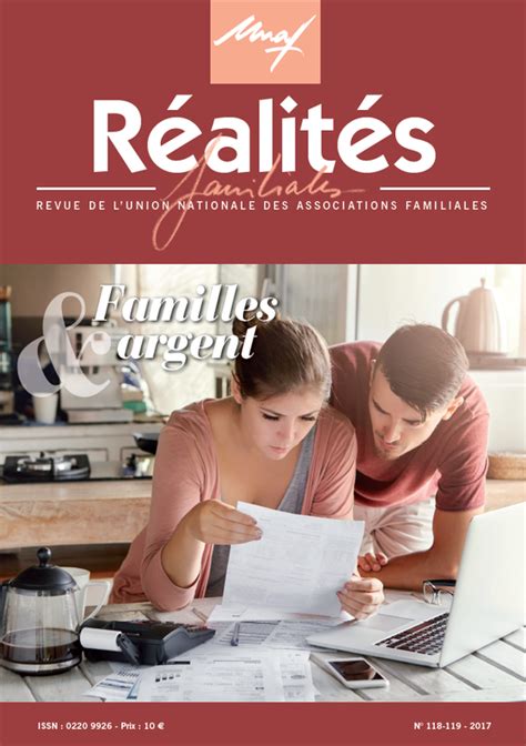 Réalités Familiales n118 119 Familles et argent Unaf