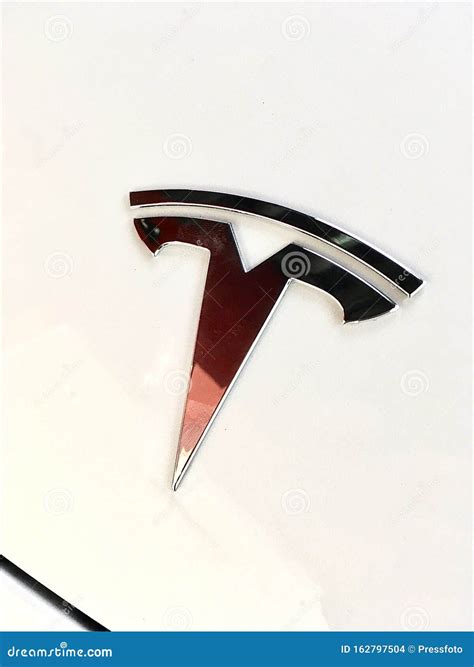 Tesla Car Logo Editorial Stock Image Image Of Modern 162797504