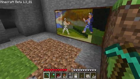 Door Hidden Behind A Painting Tutorial Updated For Minecraft Beta