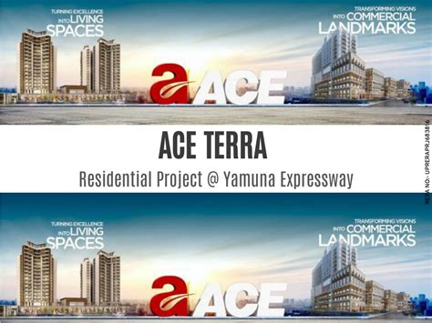 Ppt Ace Terra New Launch Bhk Apartments Yamuna Expressway