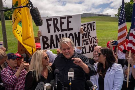 Stephen Bannon Released From Prison Says He Is ‘empowered The New