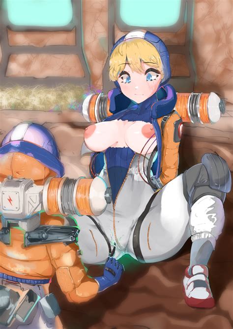 Rule 34 2girls Apex Legends Blonde Hair Blue Eyes Breasts Electricity