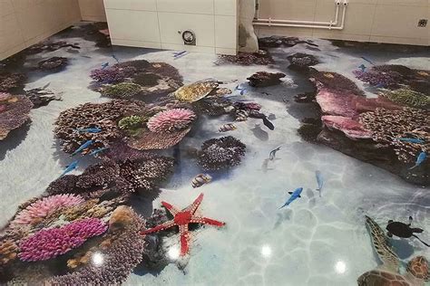 3d Floors Turn Your Bathroom Into An Ocean Mirror Online