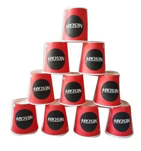 Red 150ml Spectra Printed Paper Coffee Cup At Rs 0 44 Piece In Sas