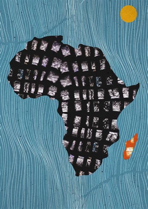 Contemporary African Wall Art Set Afro Abstract Poster Diptych