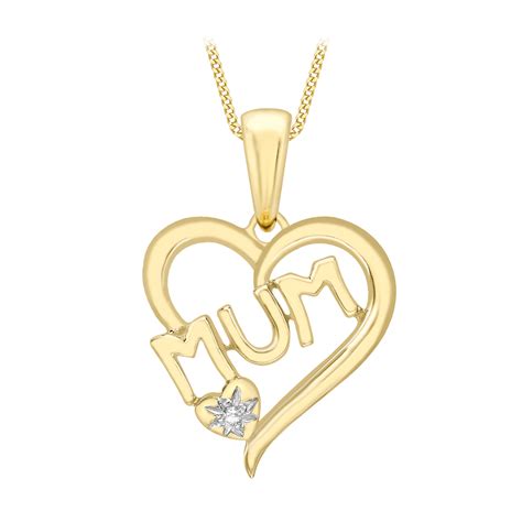 Karaat Ketting Met Hanger Hart Met Diamant Lucardi Nl