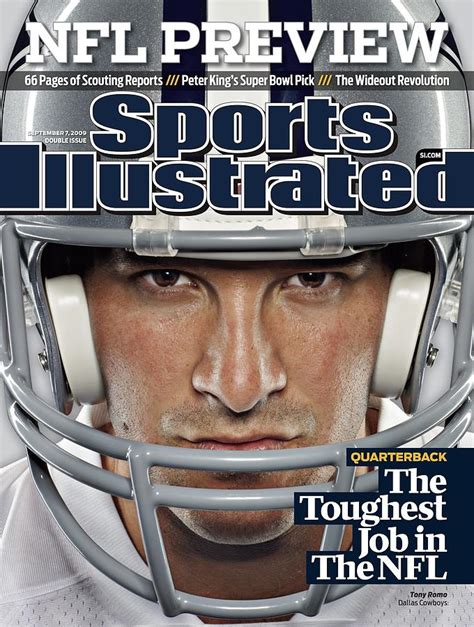 Dallas Cowboys Qb Tony Romo, 2009 Nfl Football Preview Sports ...