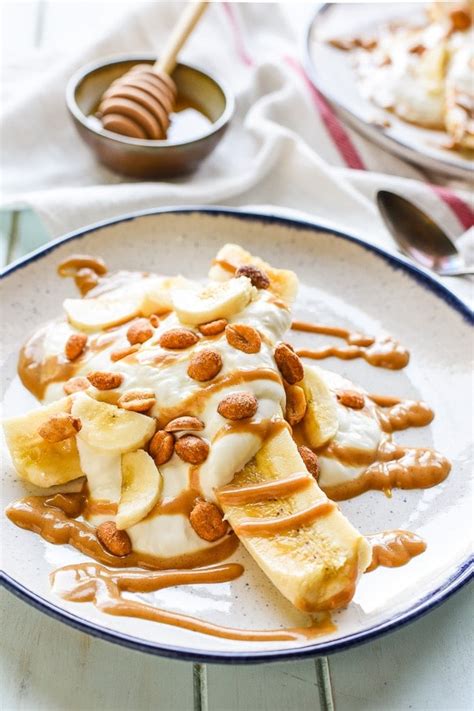 Peanut Butter Breakfast Banana Splits Neighborfood