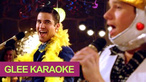 Somebody Loves You Glee Karaoke Version Sing With Blaine Youtube