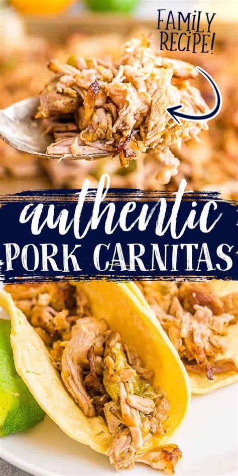 Authentic Pork Carnitas Are Easy To Make And Are Juicy And Crispy At