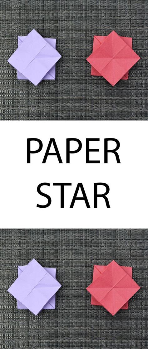 The paper star is an interesting origami. We need a paper sheet (18x7cm ...