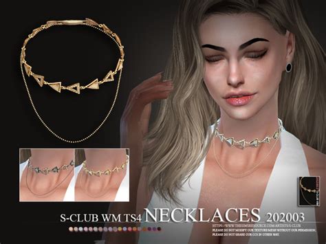 The Sims Resource S Club Ts4 Wm Necklace 202003