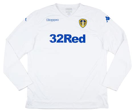 2018 19 Leeds United Home L S Shirt Excellent 9 10 4XL